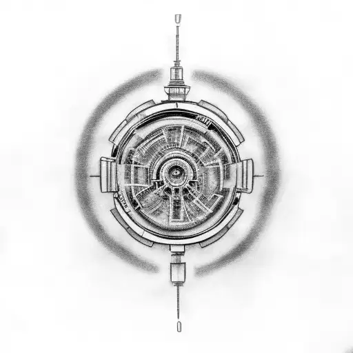 flux capacitor back to future tattoo design idea