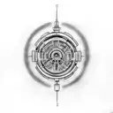 flux capacitor back to future tattoo design idea