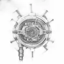 flux capacitor back to future tattoo design idea