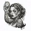 slave slut 4 u tattoo design idea