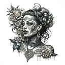 slave slut 4 u tattoo design idea