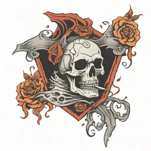 loneliness death anger  tattoo design idea