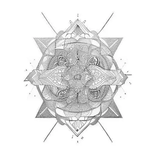 369 number  tattoo design idea
