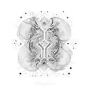 369 Pattern tattoo design idea