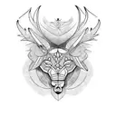 369 number  tattoo design idea