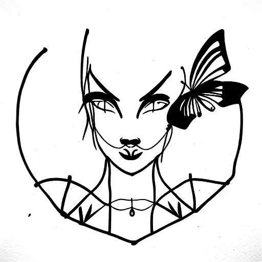 Soy tuyo esta noche y tu mi extssy model  tattoo design idea