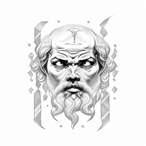 Socrates tattoo design idea