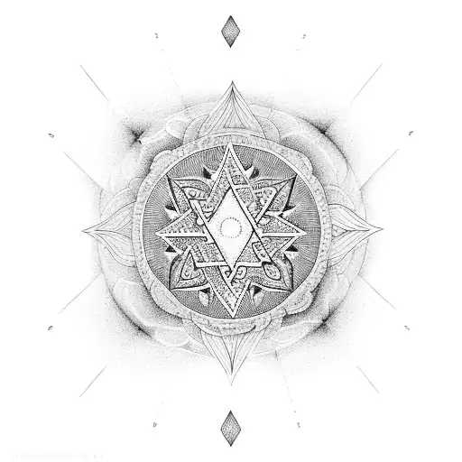 chakra signs tattoo design idea