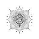 7 chakra signs tattoo design idea