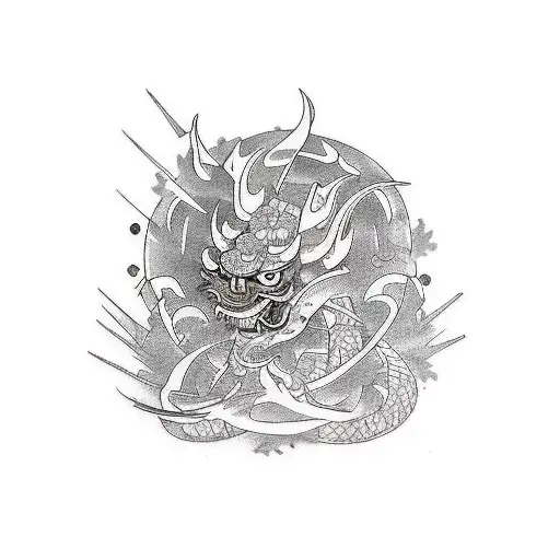 bushido  tattoo design idea