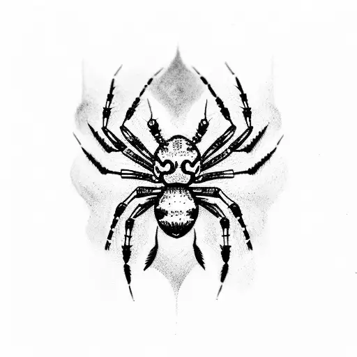 spider tattoo design idea