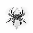 spider tattoo design idea