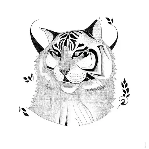 Ragdoll Siamese with Tigerlillys tattoo design idea