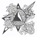 tangent tattoo design idea