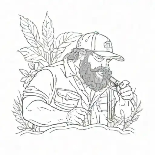 Luke Combs wild things tattoo design idea