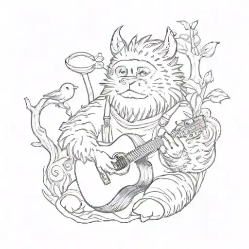 Luke Combs where the wild things are love you sister   tattoo design idea