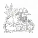 Luke Combs wild things tattoo design idea
