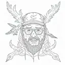 Luke Combs wild things tattoo design idea