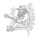 Luke Combs where the wild things are love you sister   tattoo design idea