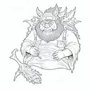 Luke Combs where the wild things are love you sister   tattoo design idea