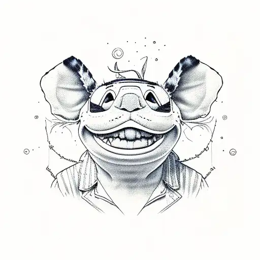stitch experiment 626 tattoo design idea