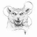 saint Christopher  tattoo design idea