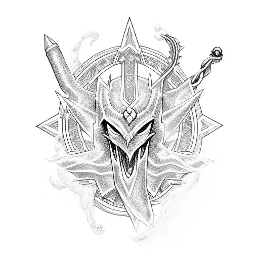 yugioh pharao mit slither tattoo design idea