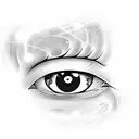 rinnegan eye tattoo design idea