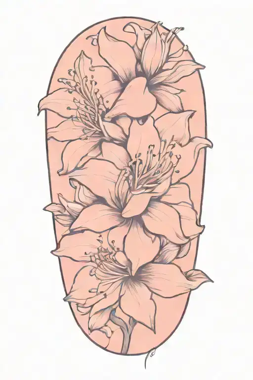 azaleas tattoo design idea