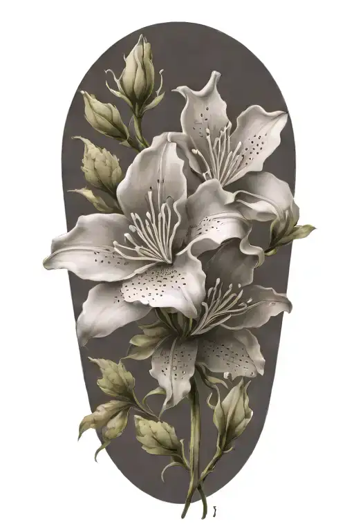 azaleas tattoo design idea