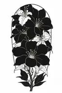 azaleas tattoo design idea