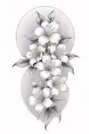 azaleas tattoo design idea