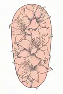 azaleas tattoo design idea