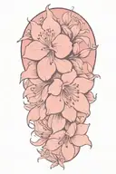 azaleas tattoo design idea