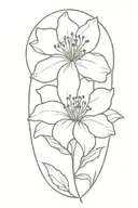 azaleas tattoo design idea