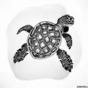 Turtle tattoo design idea