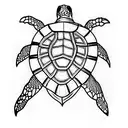 Turtle tattoo design idea