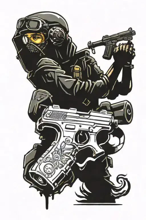 1990, video games counter strike tattoo design idea