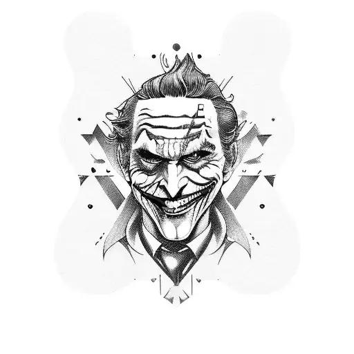 joker tattoo design idea