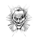 joker tattoo design idea