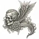 Alexander the Greats funeral tattoo design idea