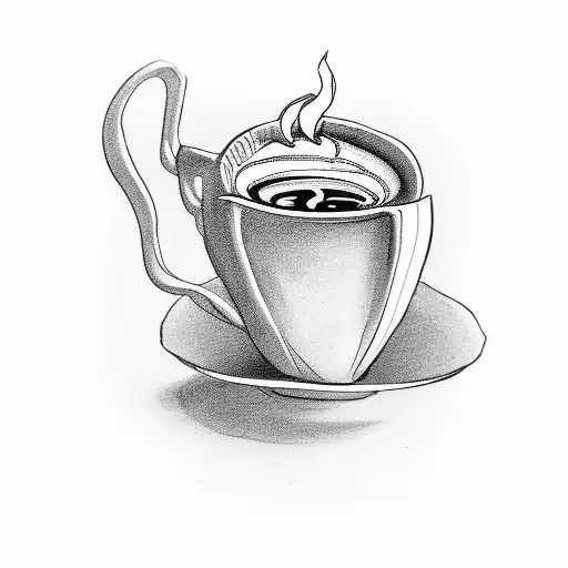 barista style coffee machine with concert tickets  tattoo design idea