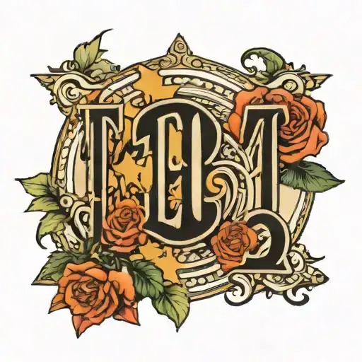 leo star sign and year 1979 Roman numerals tattoo design idea