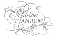 tattoo saying "titanium" tattoo design idea