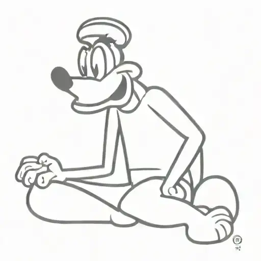 goofy irreverence tattoo design idea
