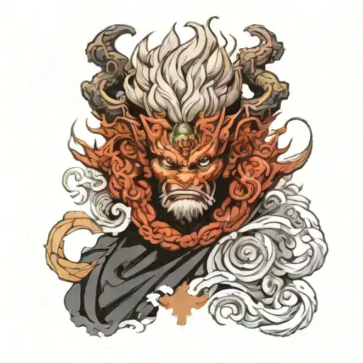 asura's wrath  tattoo design idea