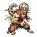 asura's wrath  tattoo design idea