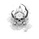 Point virgule, suicide et force tattoo design idea