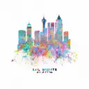 skyline for atlanta city tattoo design idea