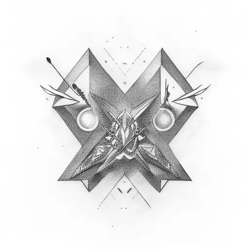 blackstar tattoo design idea
